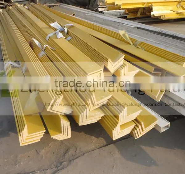 Pultrusion Fiberglass Angle Section, FRP GRP Angle Beam photo-2
