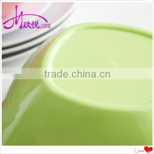 Deep and Round Plastic Salad Bowl Fruit Vegetable Popcorn Dish photo-5