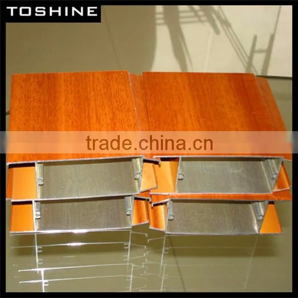 Wood Effect Aluminum Extruson Profile photo-2