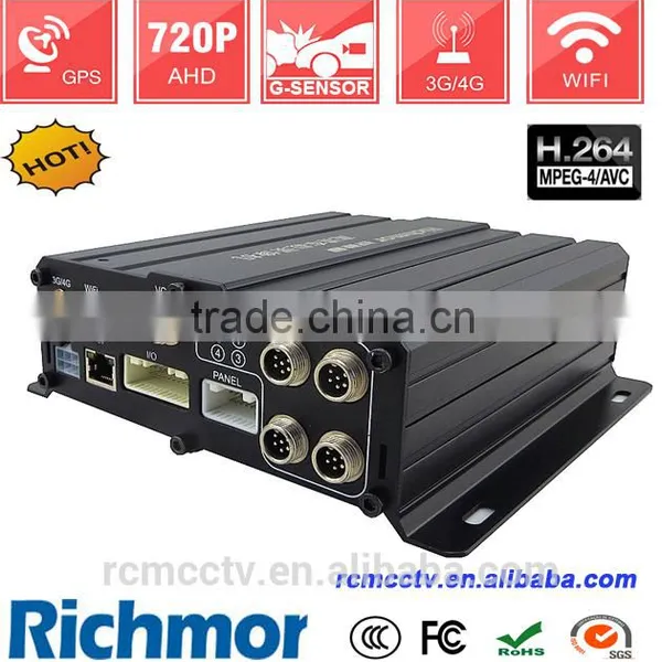 1080P Dual Camera With 8CH HDD Hiden Camera Mobile DVR With GPS Tracking System photo-3