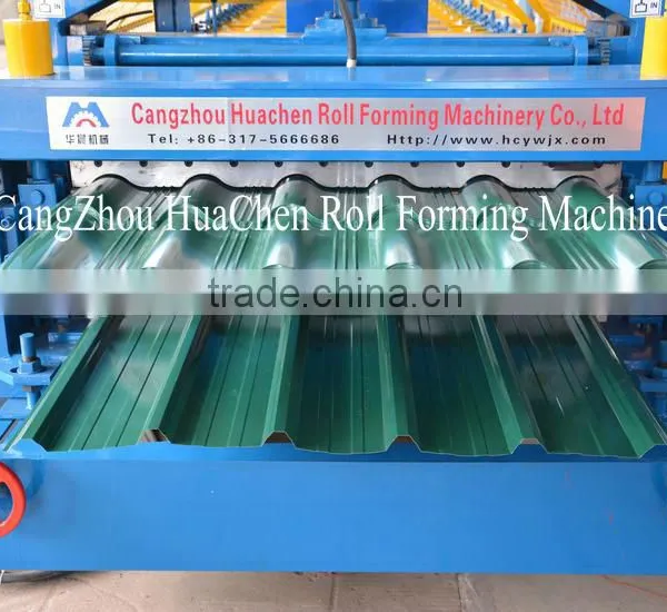 Corrugated Iron Roofing Sheet Roll Forming Machine/ Corrugated Roof Tile Making Machinery photo-3