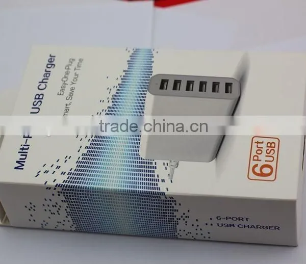 2015 New Arrival 6 Port USB Charger for Samaung Iphone Pad Digital Electronic photo-2