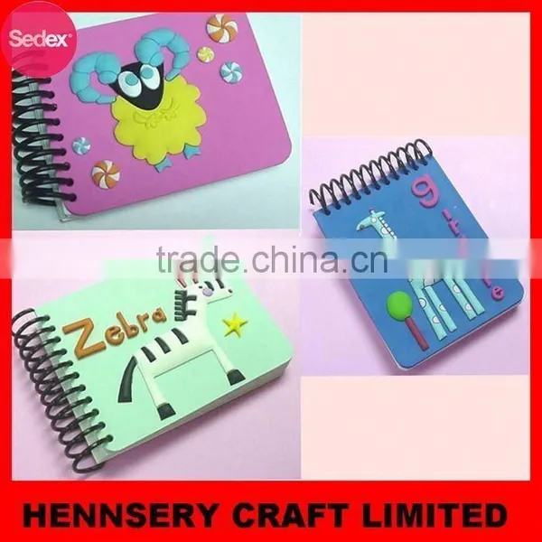 Soft Pvc Custom 3D Cute Soft Cover Wholesale Journal photo-5