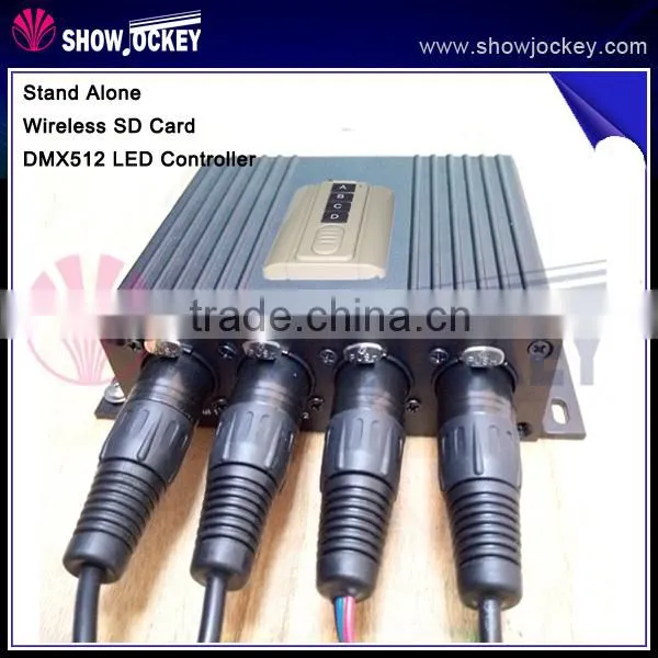 Professional Programable DMX512 LED Pixel SD Card Controller photo-3