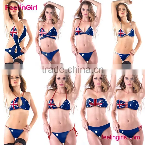 OEM Different Countries Women Flag Swimwear photo-2