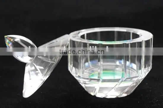 Exquisite Crystal Glass Bowls With Nice Lids photo-2