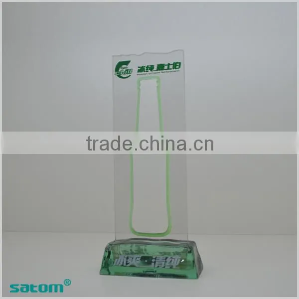 Unique Beer Shape Double-Side Printing Table Talkers Acrylic Menu Holder Paper Holder Quality Choice photo-5