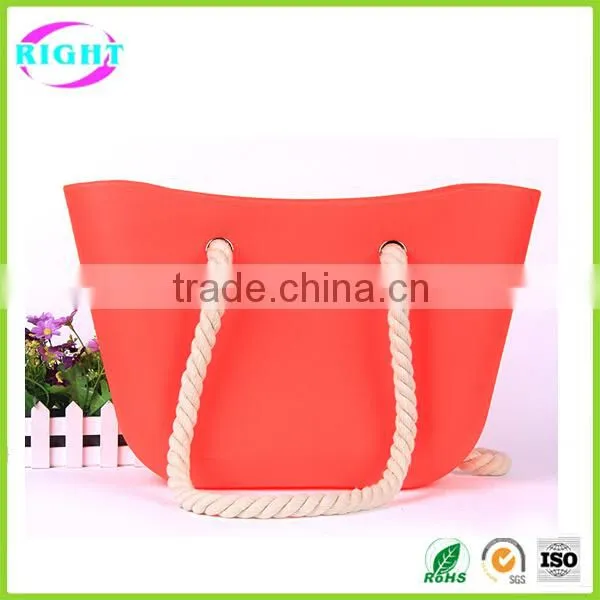 Custom Promotional Silicone Beach Bag Recycled Bag photo-5