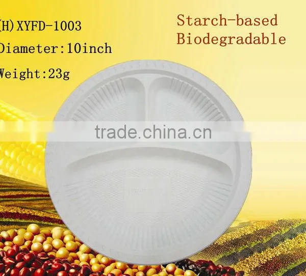 Biodegradable Plastic Plate With Divider Plastic Plates & Dishes