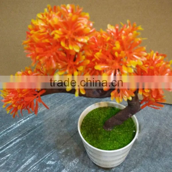 Wholesale Mini Artificial Green Plant Bonsai for Promotion photo-3