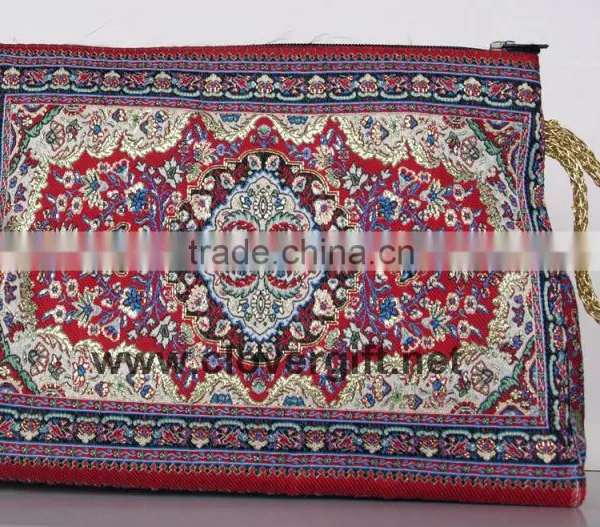 Turkish Rug Make up Purse Cosmetic Bag