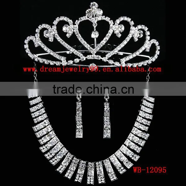 New Style Pretty Bridal Crystal Jewelry Set