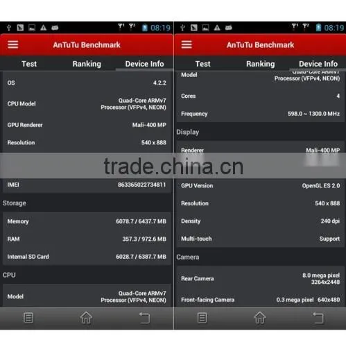 Lenovo A889 8GB 6.0 Inch 3G Android 4.2.2 Smart Phone photo-6