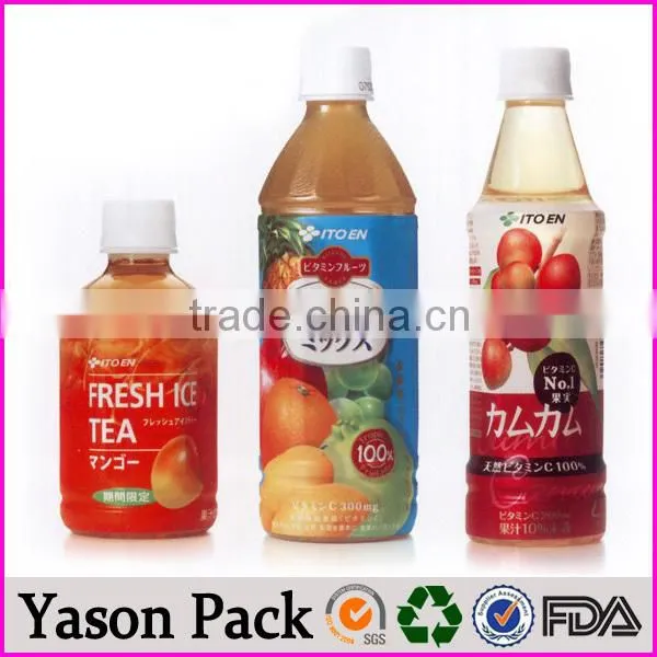 Yason Seamed Shrink Sleeves Shrinkable Plastic Labels Pvc Film Shrink Wrap Film for Food photo-4