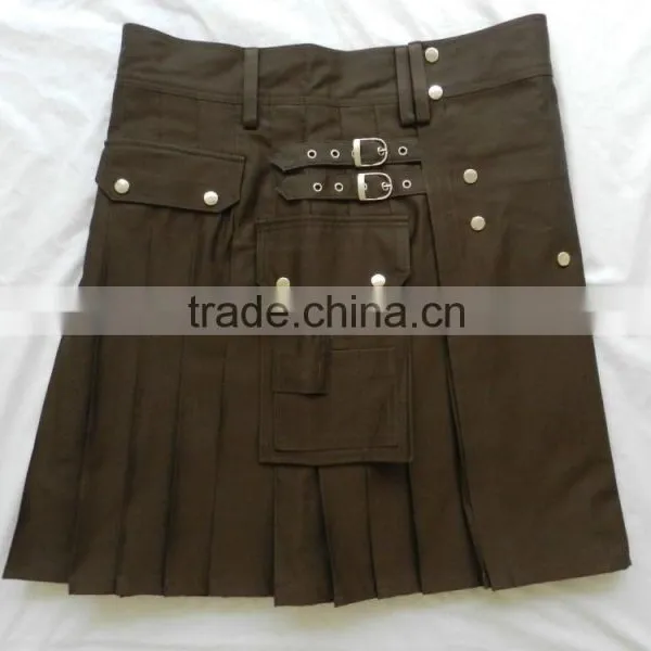 DELUXE Dark Brown Utility / Modern Kilt photo-3