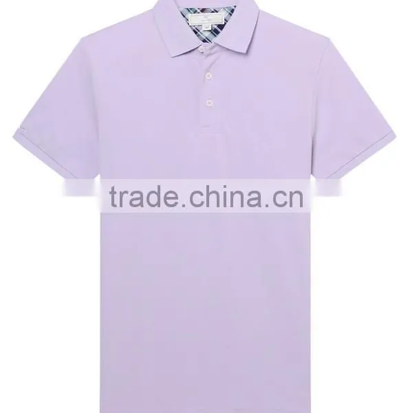 2015 Mens Pure Cotton Polo Shirts With Quick Dry and Moisture Transfer Function. photo-3