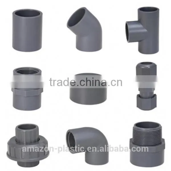 ASTM SCH40 SCH80 Standard Pvc Fittings / Plastic Pipe Fittings for Sale photo-4