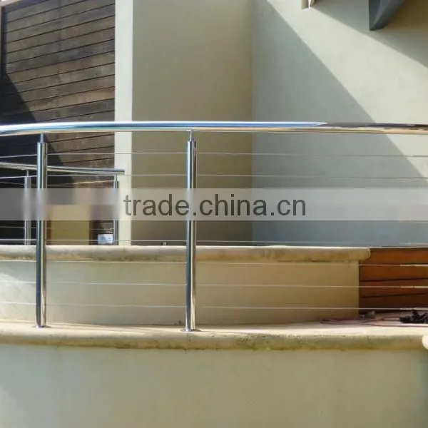 Curved Wire Balustrade