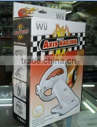 accelerated Steering wheel with stand for WII