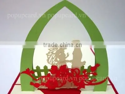 Happy Wedding 3d Hand Made Card photo-3