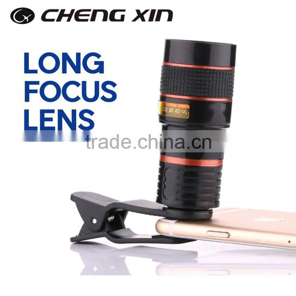 High Quality Inspection Microscope 8x Fixed Focus Macro Lens Cell Phone Camera Lens Cover for Mobile Phone photo-2