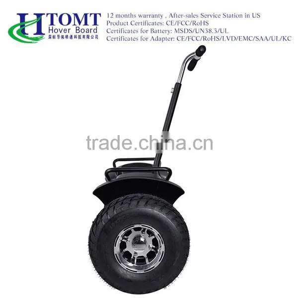 2016 Htomt 19 Inch Tyre Two Wheel Electric Scooter for Golf Course and Beach photo-5
