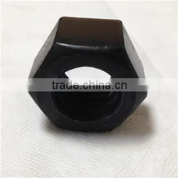 High Quality 2h Heavy Hex Nut Black Color Carbon Steel photo-6