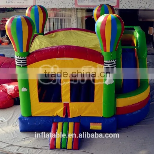 Channal Cheap Commercial Inflatable Swimming Pool Hot Tub Combo, Inflatable Bouncer Castle With Slide,inflatable Air Castle photo-2