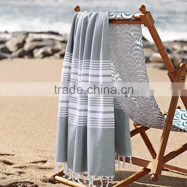 Kikoy Beach Towel/with Fringe Beach Towel/ Beachtowel photo-3