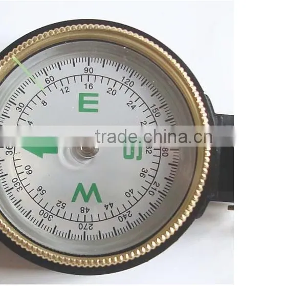 US Military Lensatic Sighting Compass With Gradienter for Outdoor Hiking of Metal Marching Lensatic Compass photo-4