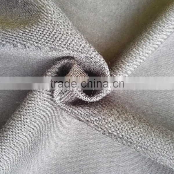 Wholesale interlock 15/85 spandex tencel fabric for denim, stretch denim tencel interlock fabric