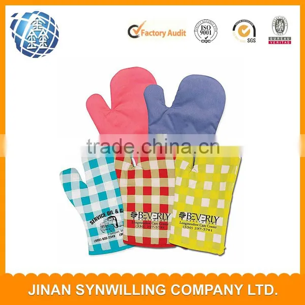 Baking Oven Mitts Microwave Oven Mitts Kitchen Tools Oven Mitt Cotton photo-6