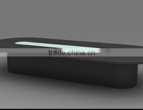 Wood Black Conference Table