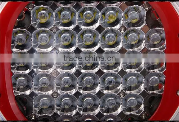 HOT!!! RED 185W CIRCLE LED Work Light Voltage 10-30 Waterproof IP67 for SUV OFFROAD CARS TRUCK photo-3