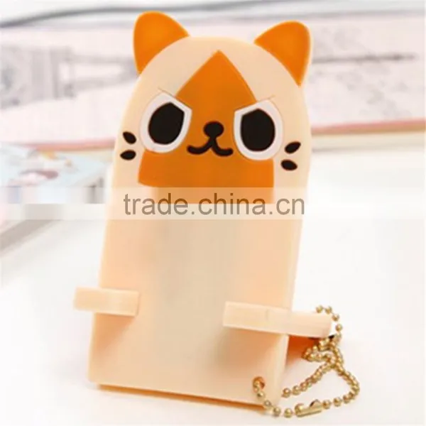 Accessories Cartoon Funny PVC Silicone Cell Phone Holder for Desk photo-3