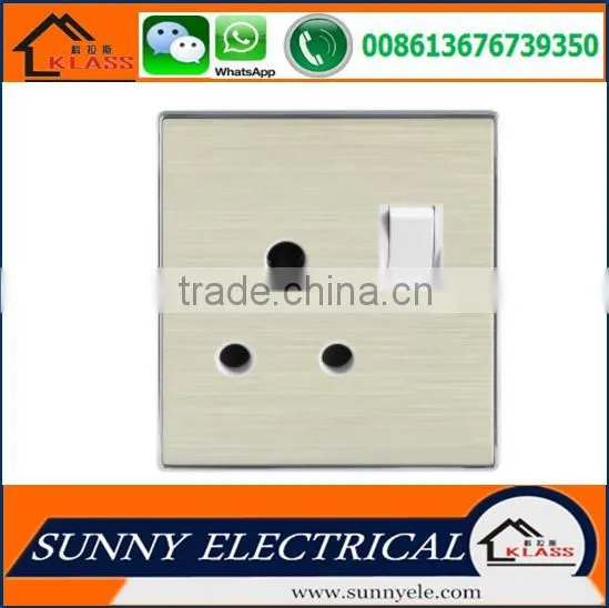 KB8 Modern British Standard Type Factory Suppiler Electric Wall Switched Socket With Neon With CE Certification photo-5