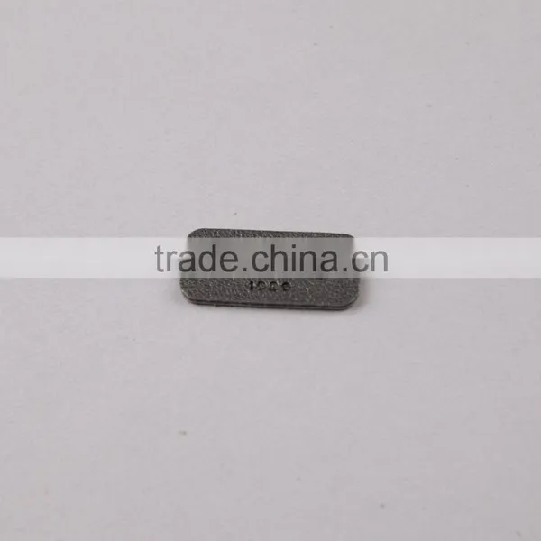Smooth Finishing Rectangle Fake Leather Patch PU Label photo-3