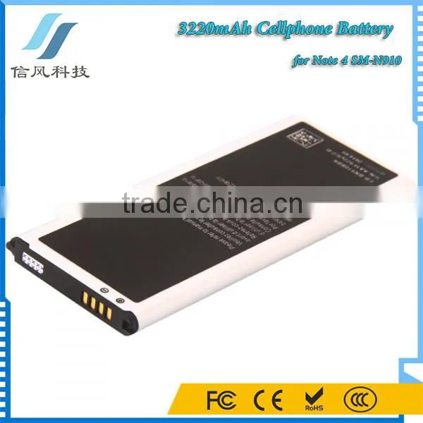 3.85V 3220mAh Mobile Phone Battery for Samsung Note 4 SM-N910 photo-2