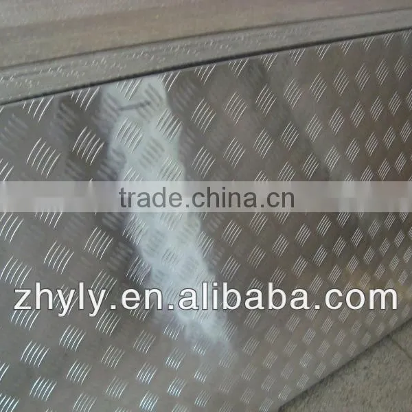 Emboss Aluminum Sheet With Five Bars 1mm 2mm 3mm in Low Price of Aluminum Sheet photo-2