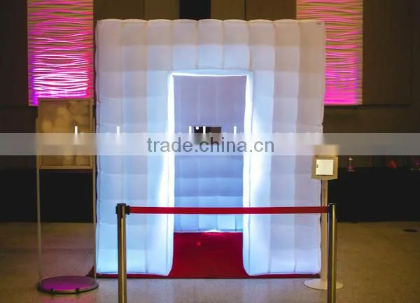LED Inflatable Photo Booth Cube Tent for Wedding Decoration photo-3