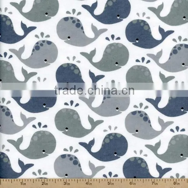 Printed Flannel Fabric, Flannel Fabric for Baby, 20s*10s 40*42 100% Cotton Flannel, One Side Flannel for Baby Sleeping Bag photo-2