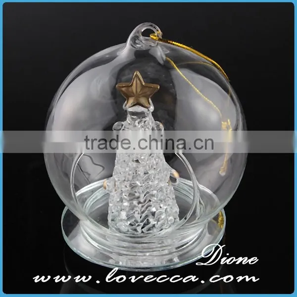 2015 Christmas Decoration Glass Ball Angel/Deer/Santa Claus Xmas Glass Ball Ornament photo-3