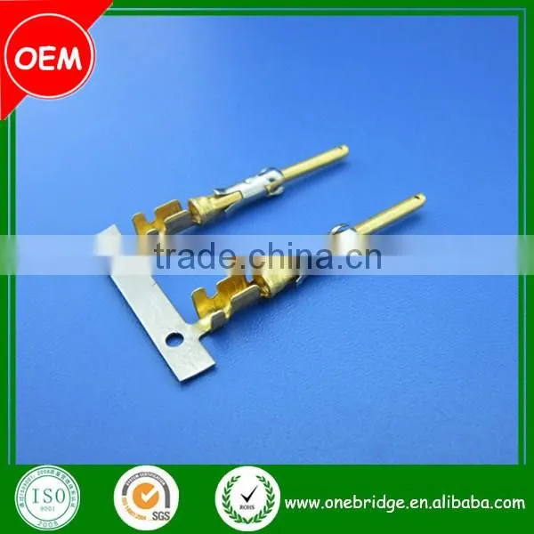66099-1 18-16 AWG Brass with Gold palted automotive wire contact pin