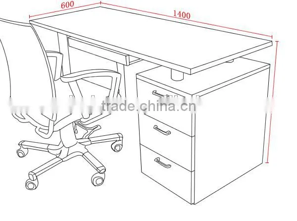 Panel Wood Computer Or Studying Table photo-3