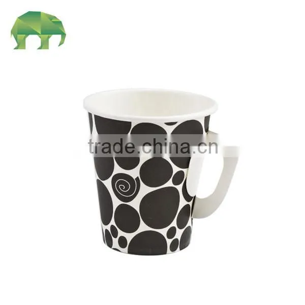 Disposable Paper Cups Coffee Cups China Made 7oz Paper Cup With Handlealibaba China photo-2