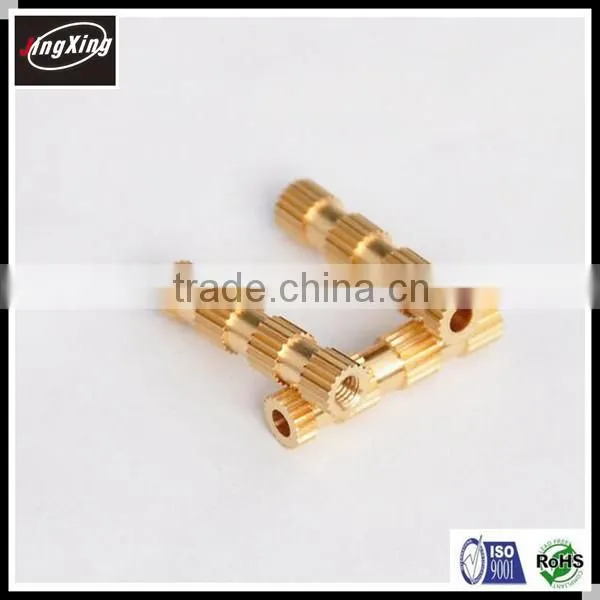 M3X22 Long Straight Brass Knurled Threaded Inserts Nut photo-3