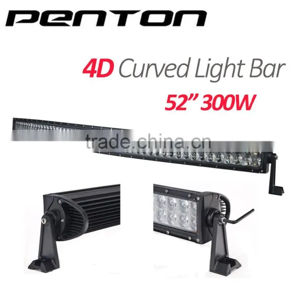 Penton New Product 52" 300W LED 4X4 Roof Light 4D Offroad Led Light Bar