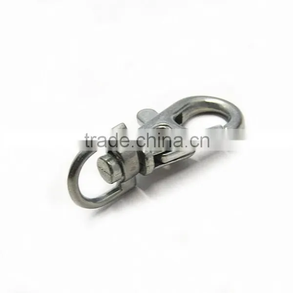 Nickle Plated Lobster Claw Swivel Clasps For Key Ring photo-4