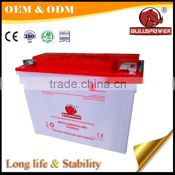 110Ah Rechargeable Sealed Lead Acid Battery for Electric Tricycle Start Generator photo-2