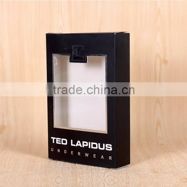 Custom Design Display Pvc Window Clothing Paper Box Packaging photo-5